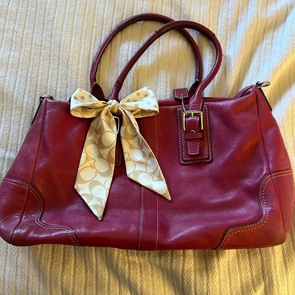 Coach Pink Satchel bag